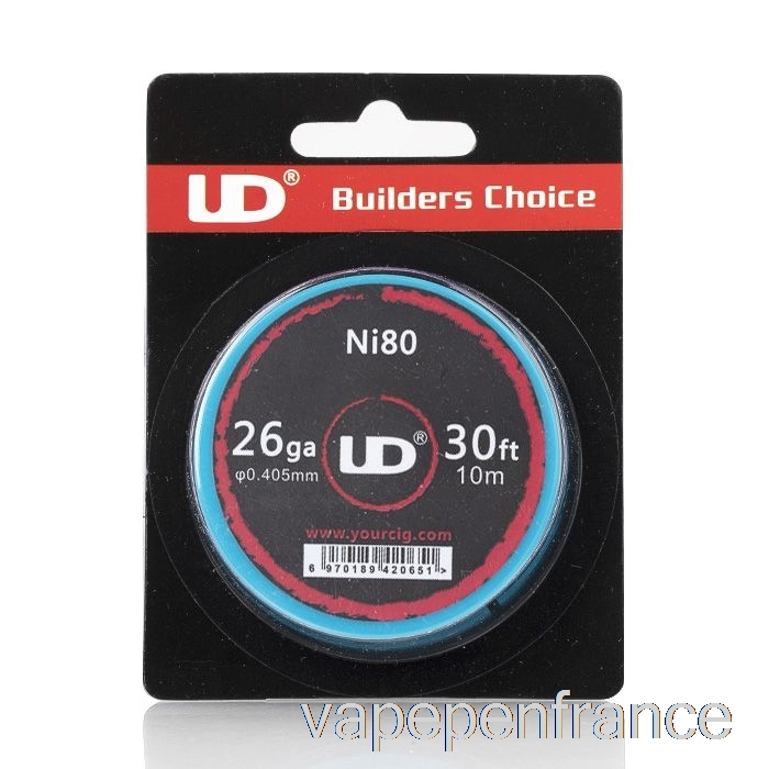 Fil De Résistance Ud Youde 26 Ga - Stylo Vape Nichrome 80